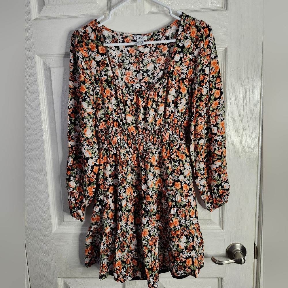 Rue21 Floral Dress Size Medium